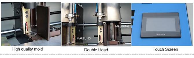 MF-DCM470 Podwójny głowica papier okrągły róg cięcia maszyny 1