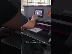 H498T Hydrauliczna gilotyna do papieru z ekranem dotykowym