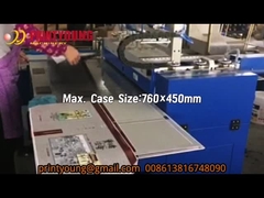 BSJ-450 Półautomatyczne Notesów Dziennik Twarda okładka Blank Sheets Lined Sheets Case Maker Machine