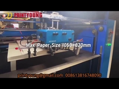 SGUV-1050 W pełni automatyczna maszyna do lakierowania powłokami UV na bazie wody z suszarką IR