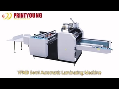YFMB-1400 Półautomatyczna Split Pre-Coated Thermal OPP PET PVC Film Laminating Machine