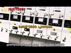 PRY-D1224 Wysokiej Prędkości Automatyczna Maszyna do Druku Flexo 4 Kolory