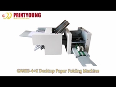 Gar03-4+K Desktop Paper Cross Folding Machine z nożem